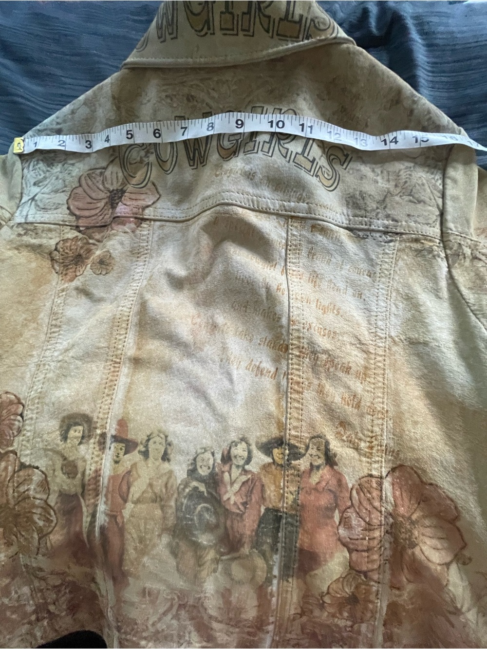 Rare Vintage Double D Ranch Tan Leather Jacket - Picture 11 of 11
